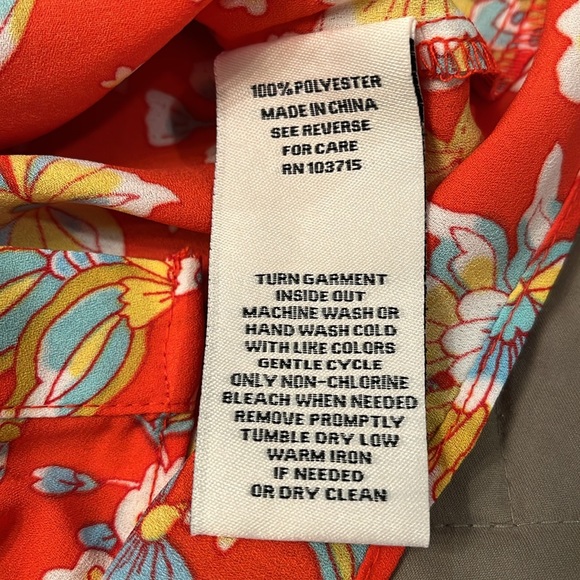 Nanette Nanette Lepore Crepe Chiffon Blouse / NWT/ XS - Picture 7 of 10